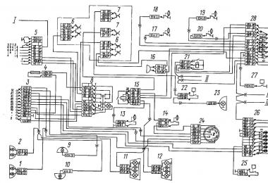 Электрическая схема и работа генератора Г273 автомобиля КамАЗ Подключение генератора камаз 65115